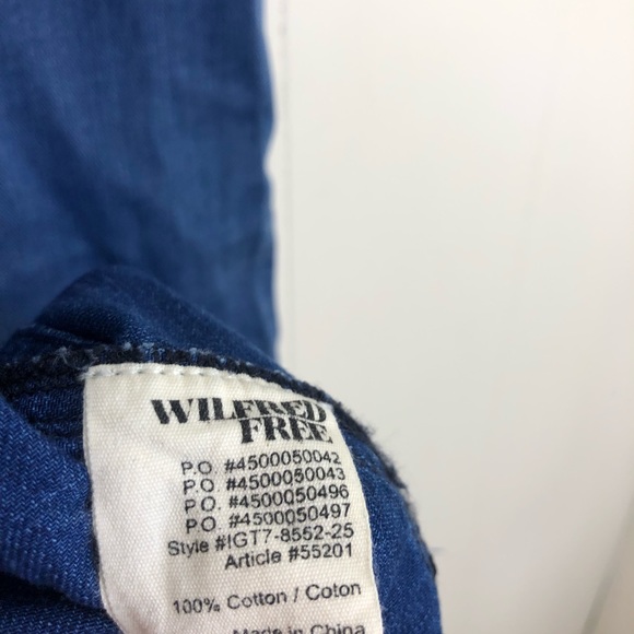 Aritzia’s Wilfred Free Denim Nori Dress Sz XS - Picture 9 of 9